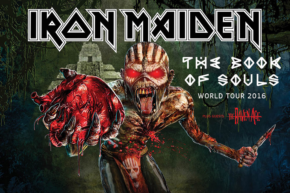 Iron Maiden Tour Poster