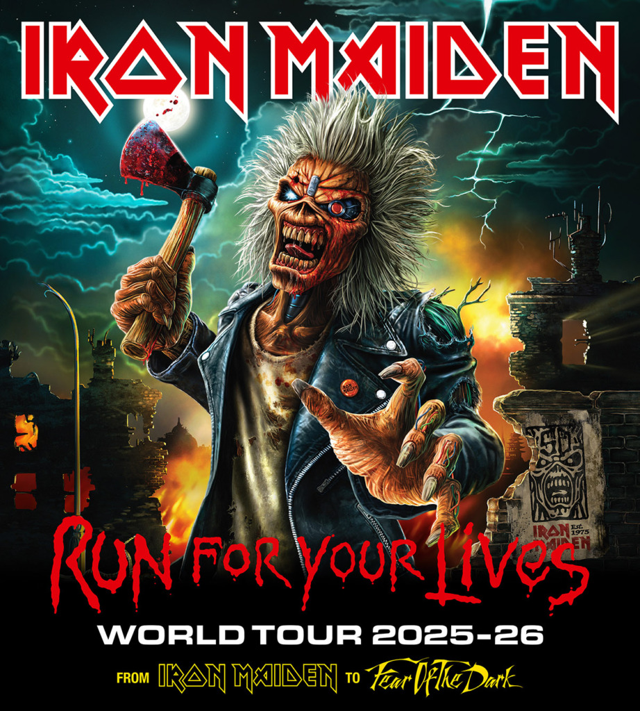 Iron Maiden Announce 'Run For Your Lives' World Tour 2025/26 Iron Maiden